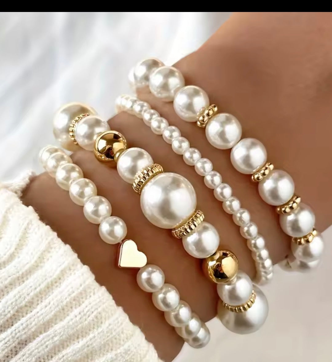 4 pieces bracelet set