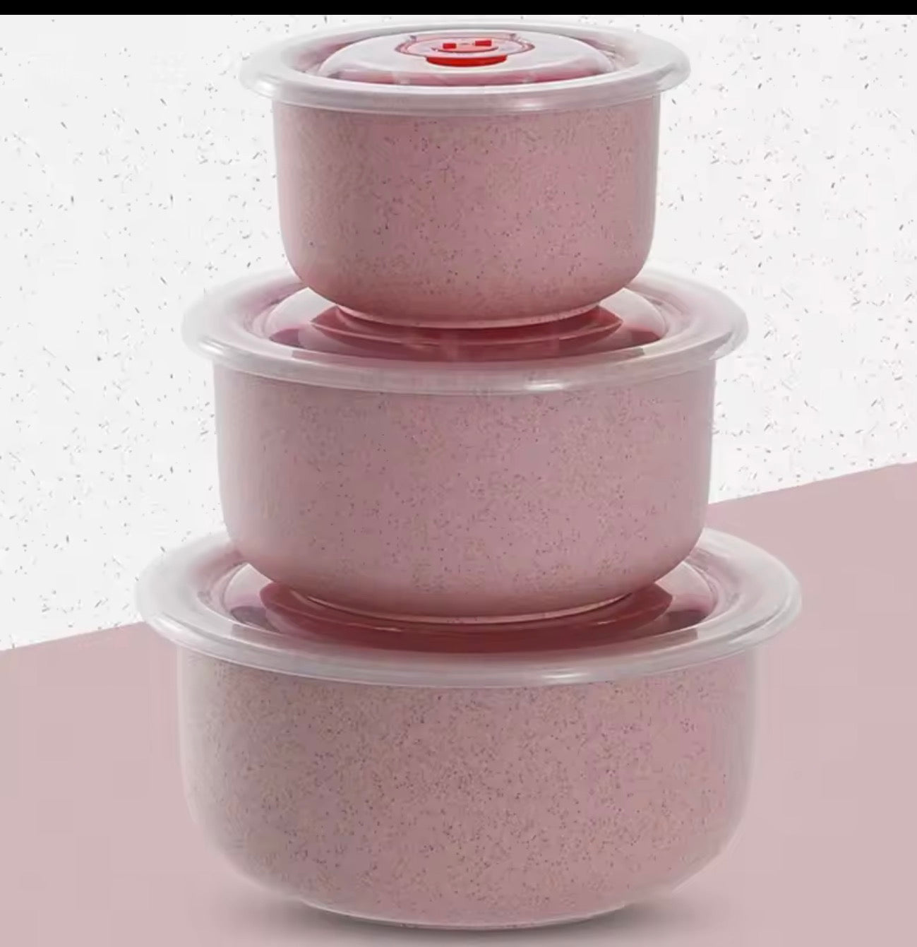 3 pieces bowl with lid