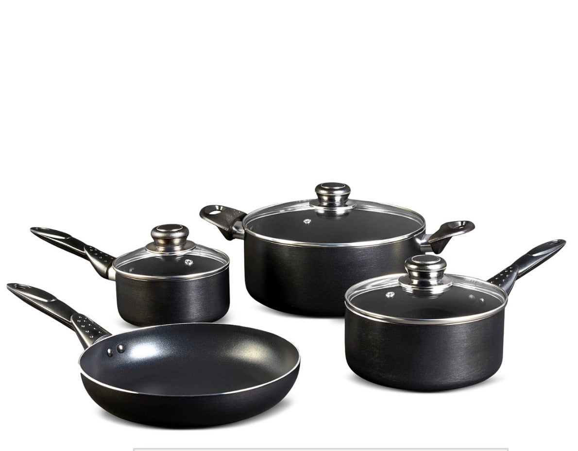 7 pieces aluminum nonstick cookware set