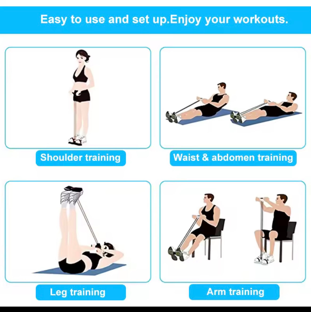 Yoga pedal resistance band for exercise