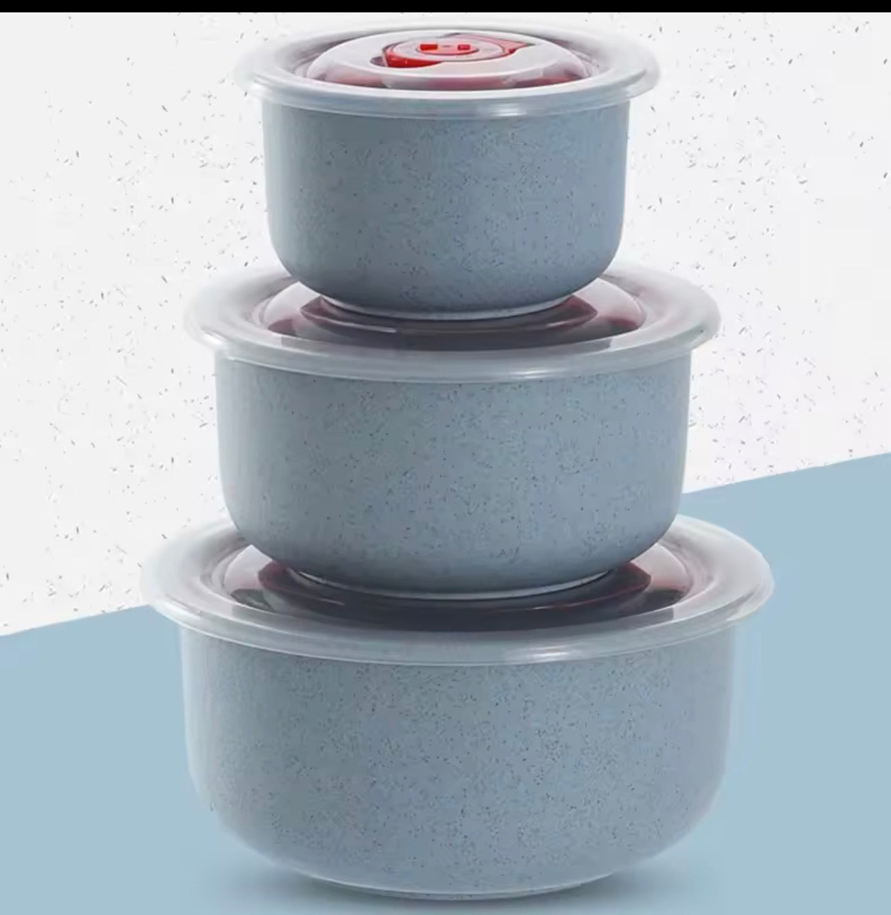 3 pieces bowl with lid